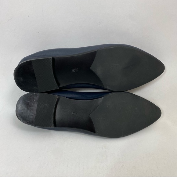 VANELI Blue Leather Ballet Flat Slip On Women Shoes 10 M Casual Dress - Picture 12 of 12